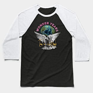 Retro Peace For The World Baseball T-Shirt